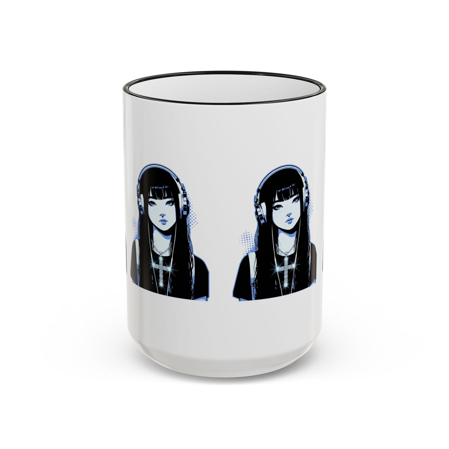 Faith on Blast - Accent Rim & Handle Mug (11oz, 15oz)