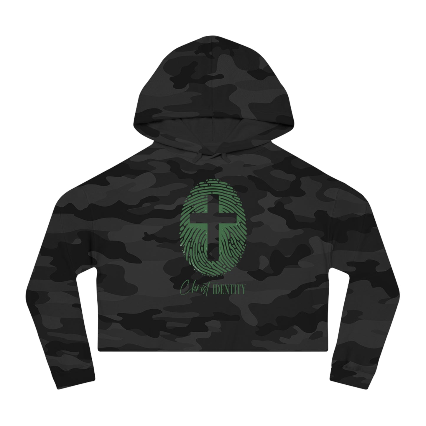 Faithprint - Cropped Hoodie