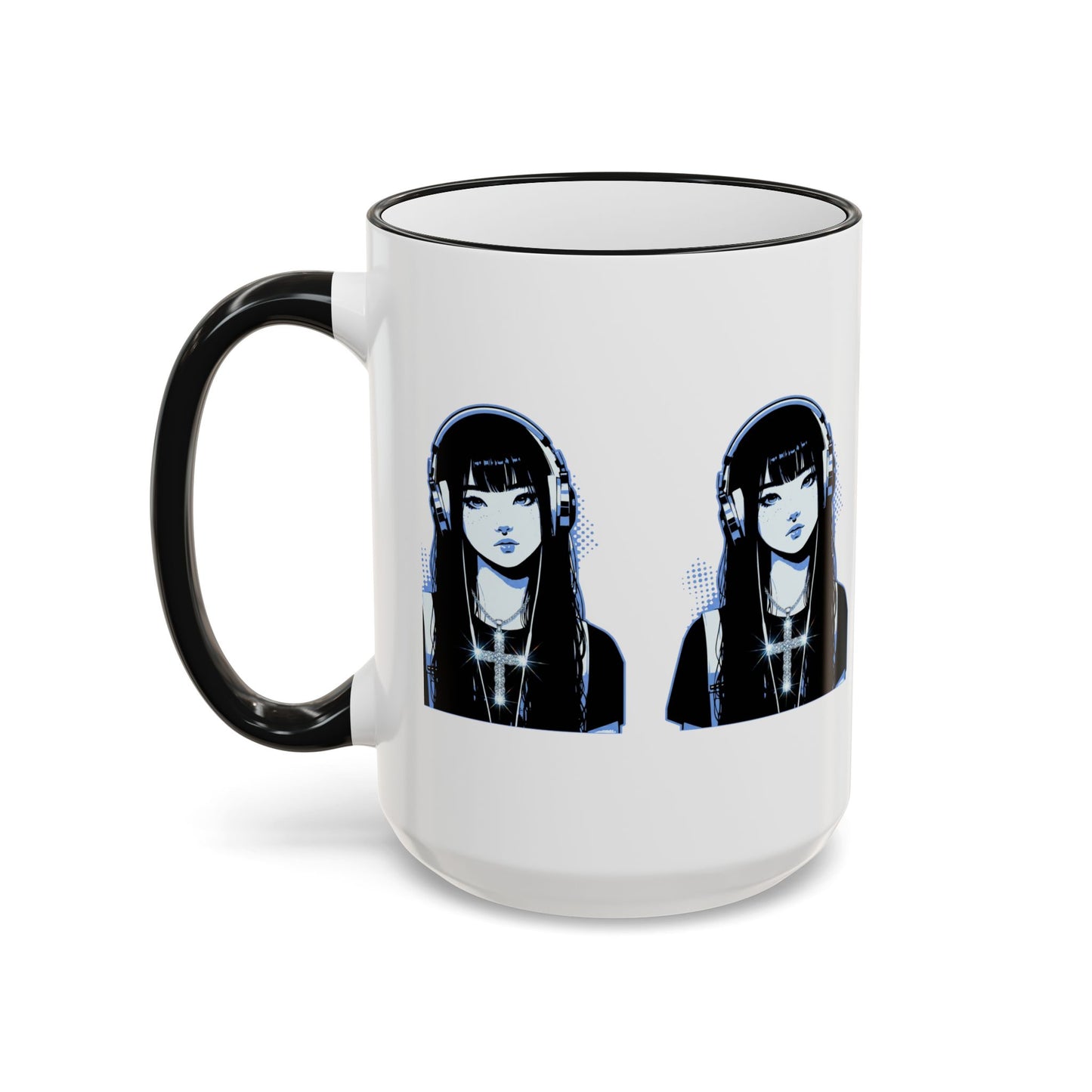Faith on Blast - Accent Rim & Handle Mug (11oz, 15oz)