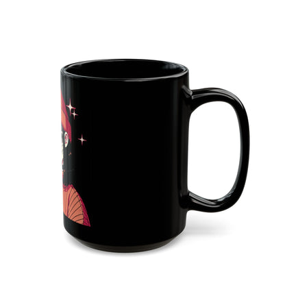 Forgiven By Grace - Black Mug (15oz)