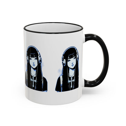 Faith on Blast - Accent Rim & Handle Mug (11oz, 15oz)