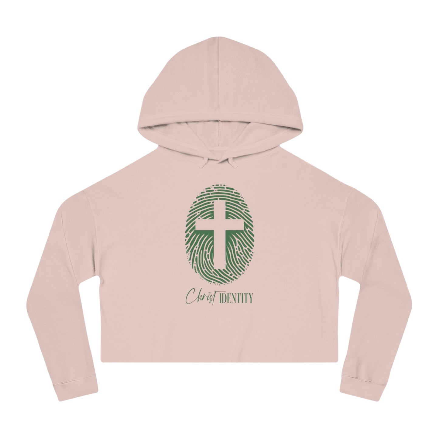 Faithprint - Cropped Hoodie